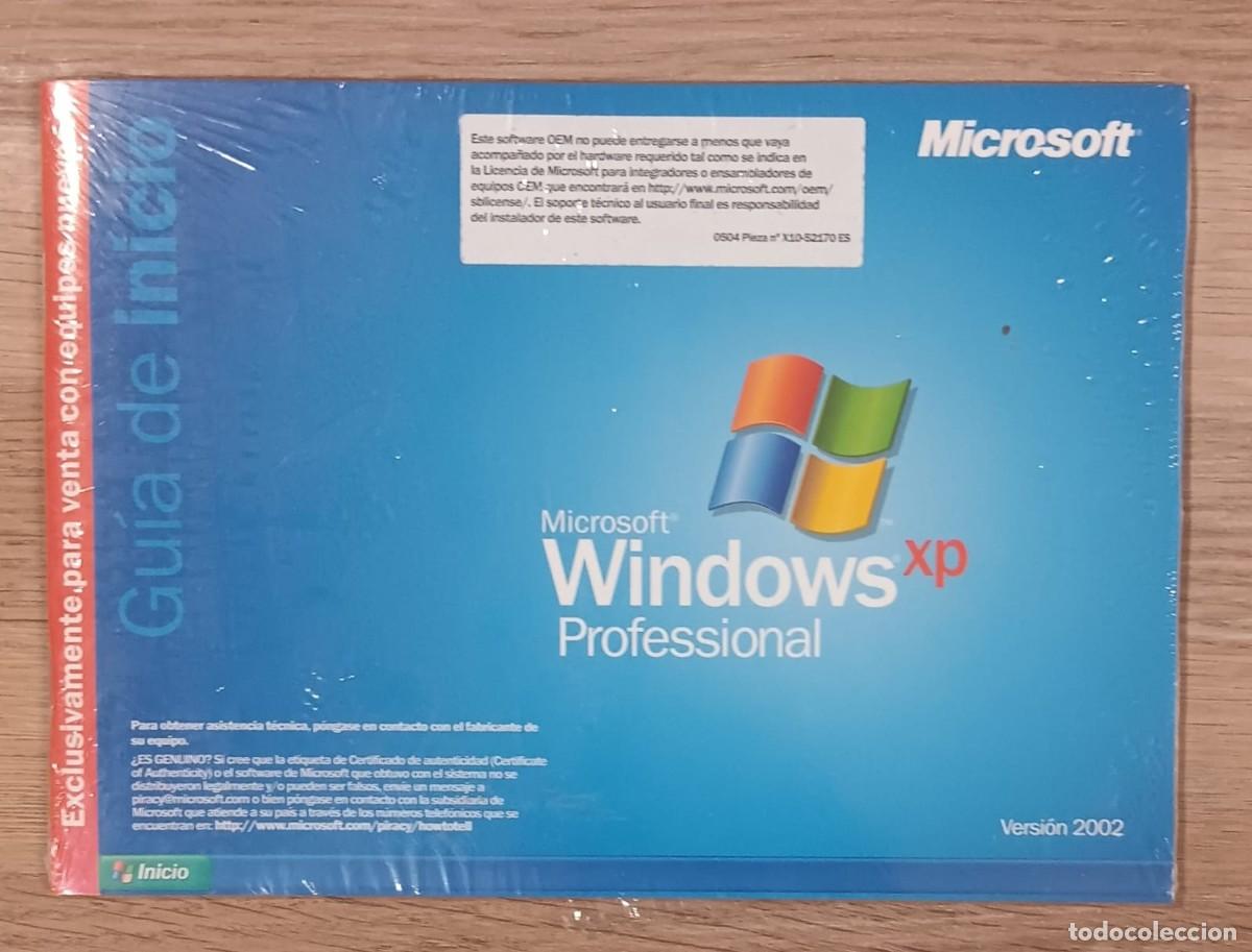 Libros de segunda mano: GUIA DE INICIO MICROSOFT WINDOWS XP PROFESSIONAL MAS CD DE INSTALACION PRECINTADO
