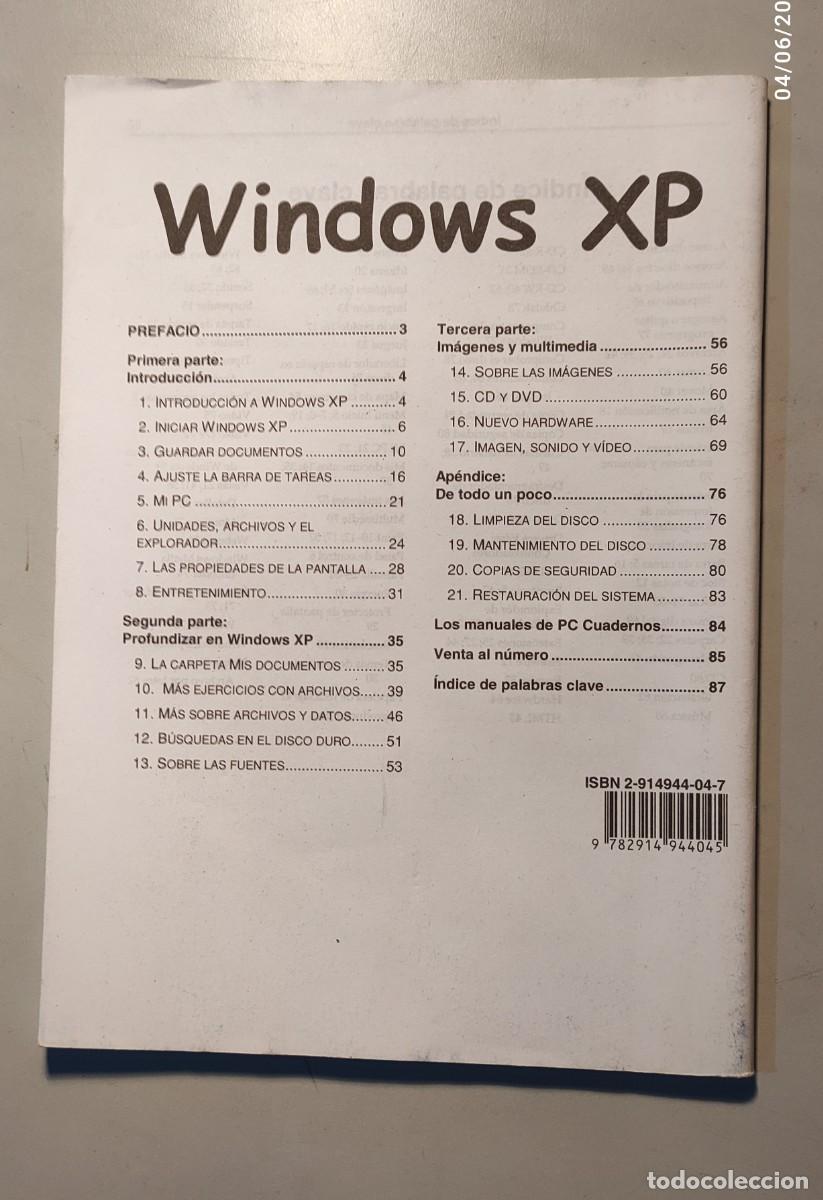 Libros de segunda mano: PC CUADERNOS B&Aacute;SICOS - N&ordm; 8: WINDOWS XP - CONSEJOS PRACTICOS. - Foto 2