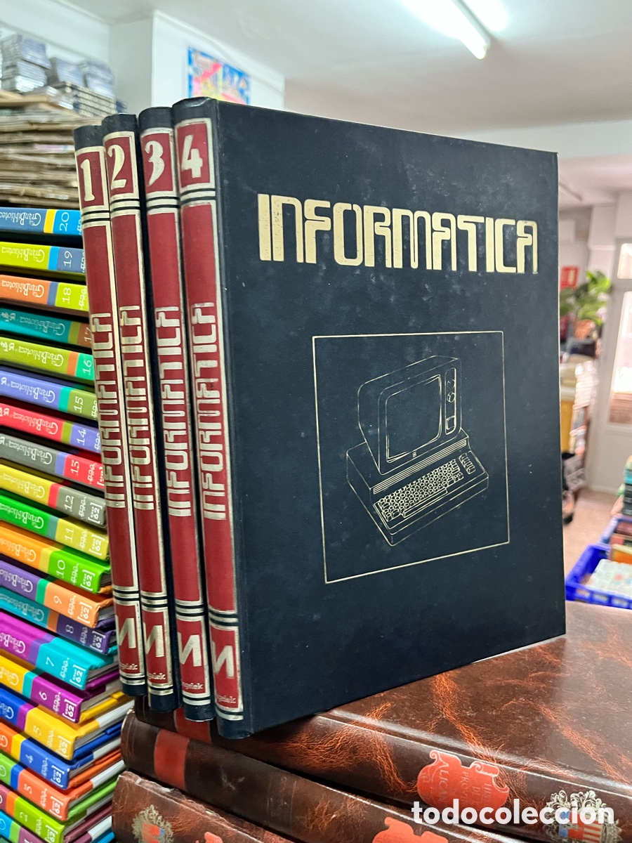 Libros de segunda mano: ENCICLOPEDIA INFORMATICA EDICIONES NUEVA LENTE COMPLETA 4 tomos - Foto 1