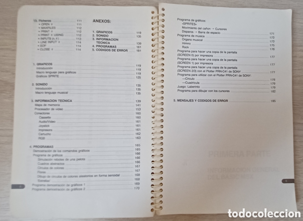 Libros de segunda mano: LIBRO MANUAL APRENDA A PROGRAMAR EN BASIC-MSX. SONY ESPA&Ntilde;A 3&deg; EDICION A&Ntilde;O 1987. - Foto 6