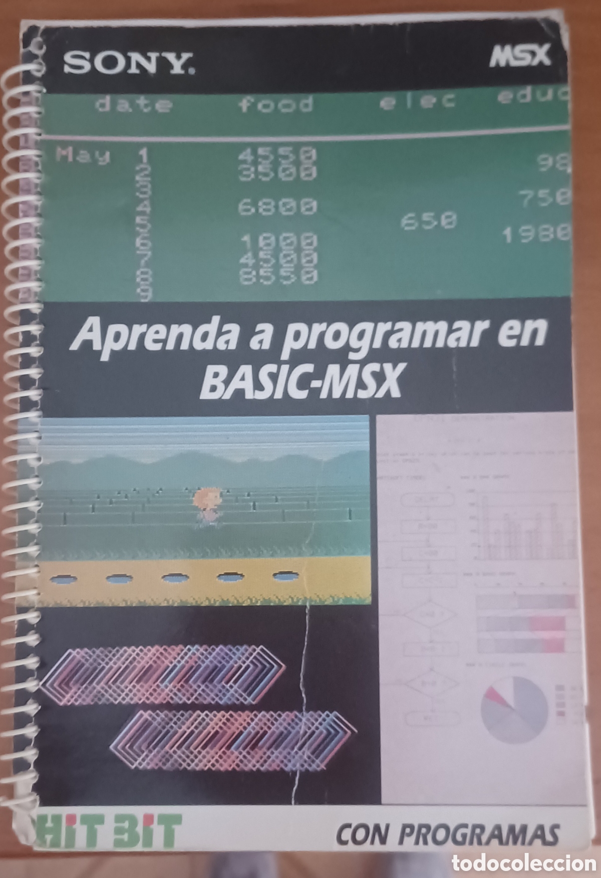 Libros de segunda mano: LIBRO MANUAL APRENDA A PROGRAMAR EN BASIC-MSX. SONY ESPA&Ntilde;A 3&deg; EDICION A&Ntilde;O 1987. - Foto 1