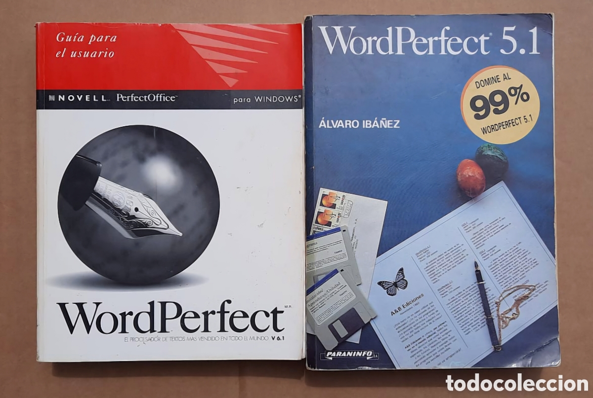 Libros de segunda mano: Gu&iacute;as / Libros Word Perfect - Foto 1