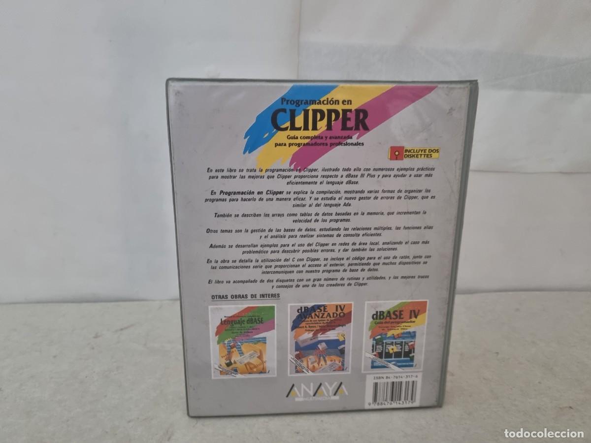 Libros de segunda mano: Programaci&oacute;n en Clipper incluye 2 diskettes - Foto 5