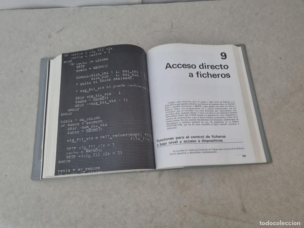 Libros de segunda mano: Programaci&oacute;n en Clipper incluye 2 diskettes - Foto 13