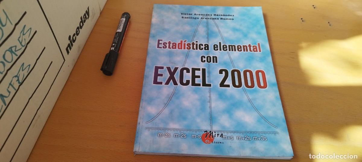 Libros de segunda mano: ESTADISTICA ELEMENTAL CON EXCEL 2000 / VVAA / KARA 21 / MIRA - Foto 2