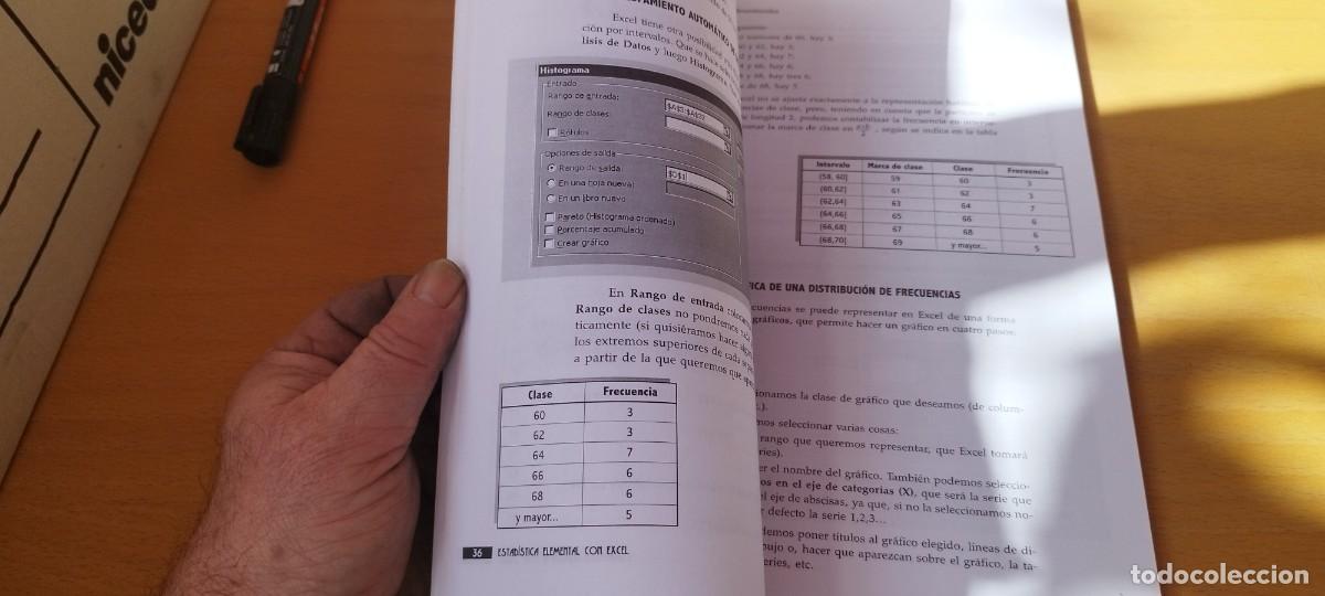 Libros de segunda mano: ESTADISTICA ELEMENTAL CON EXCEL 2000 / VVAA / KARA 21 / MIRA - Foto 12