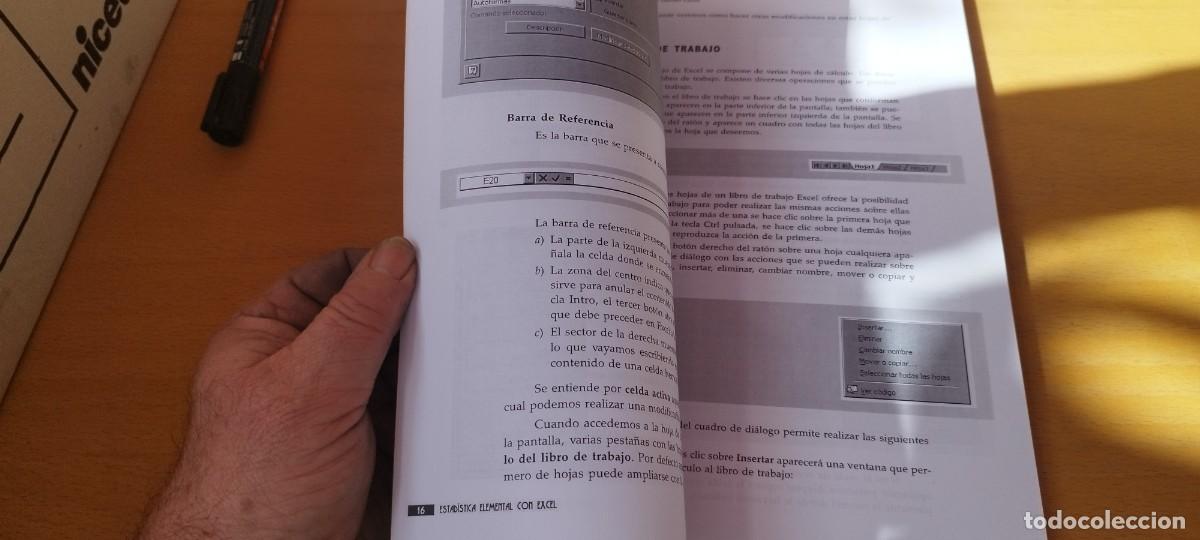 Libros de segunda mano: ESTADISTICA ELEMENTAL CON EXCEL 2000 / VVAA / KARA 21 / MIRA - Foto 13