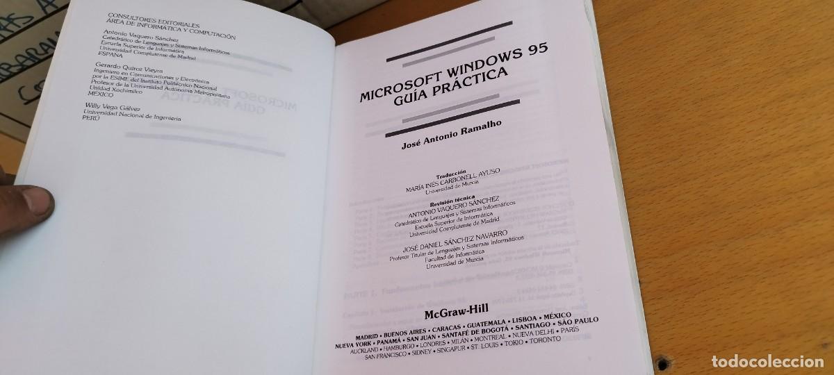 Libros de segunda mano: MICROSOFT WINDOWS 95 / JOSE ANTONIO RAMALHO / KARA 27 / MCGRAWHILL - Foto 5