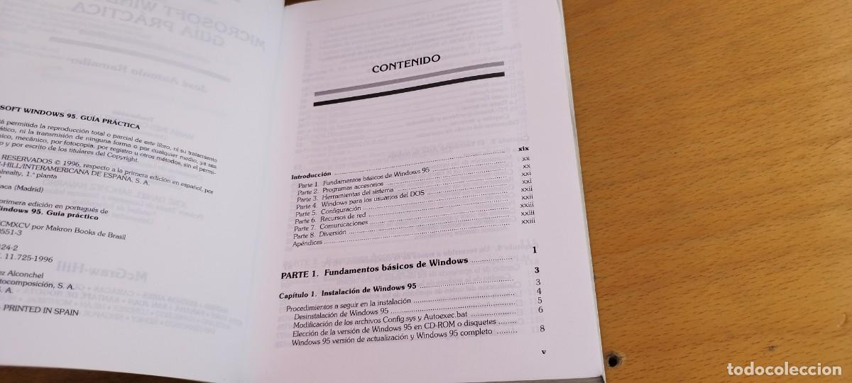 Libros de segunda mano: MICROSOFT WINDOWS 95 / JOSE ANTONIO RAMALHO / KARA 27 / MCGRAWHILL - Foto 7