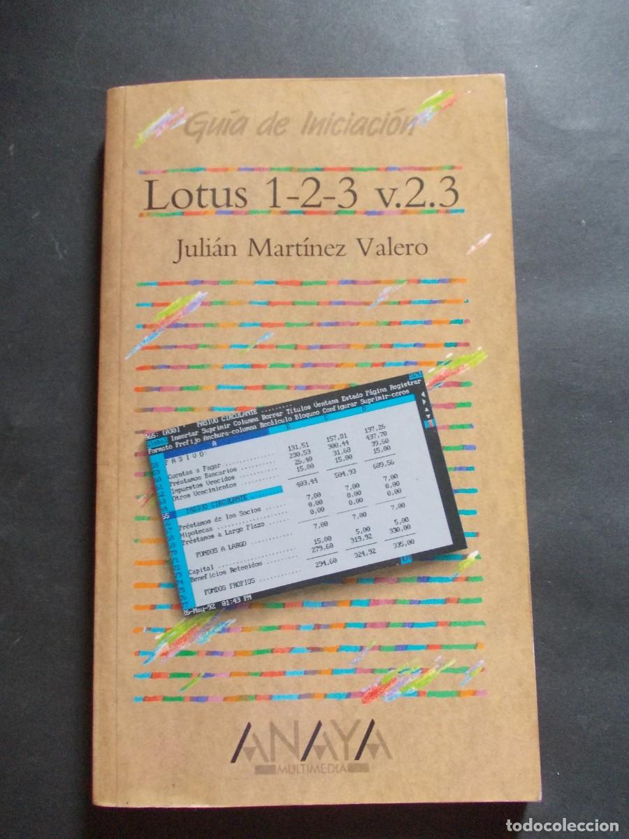 Libros de segunda mano: Guia De Iniciacion Lotus 1 2 3 v 2 3 Julian Martinez Valero Anaya Multimedia 1995