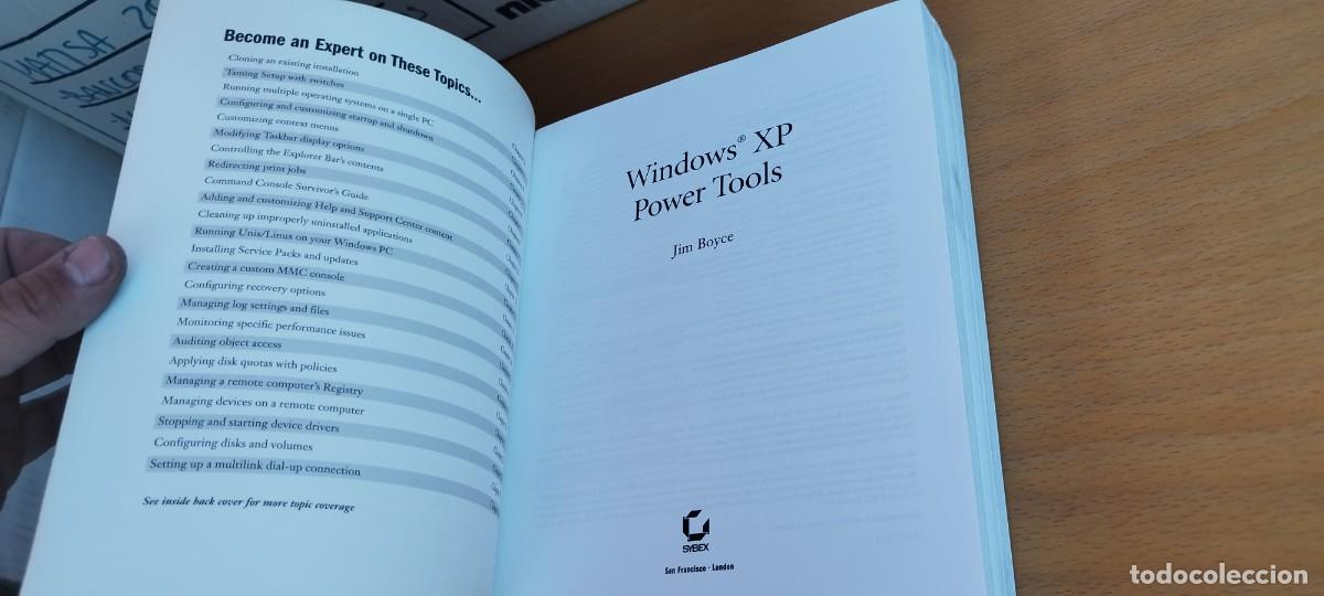 Libros de segunda mano: WINDOWS XP/JIM BOYCE/SYBEX/EN INGLES: Herramientas de Windows XP - Foto 5