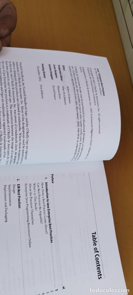 Libros de segunda mano: JAVA ENTERPRISE BEST PRACTICES/O REILLY/EN INGLES;Mejores pr&aacute;cticas de Java Enterprise - Foto 8