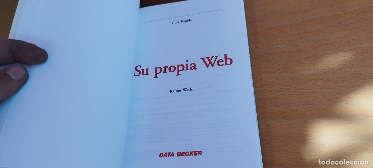 Libros de segunda mano: SU PROPIA WEB / RAINER WERLE / KARA 28 / DATA BECKER - Foto 6