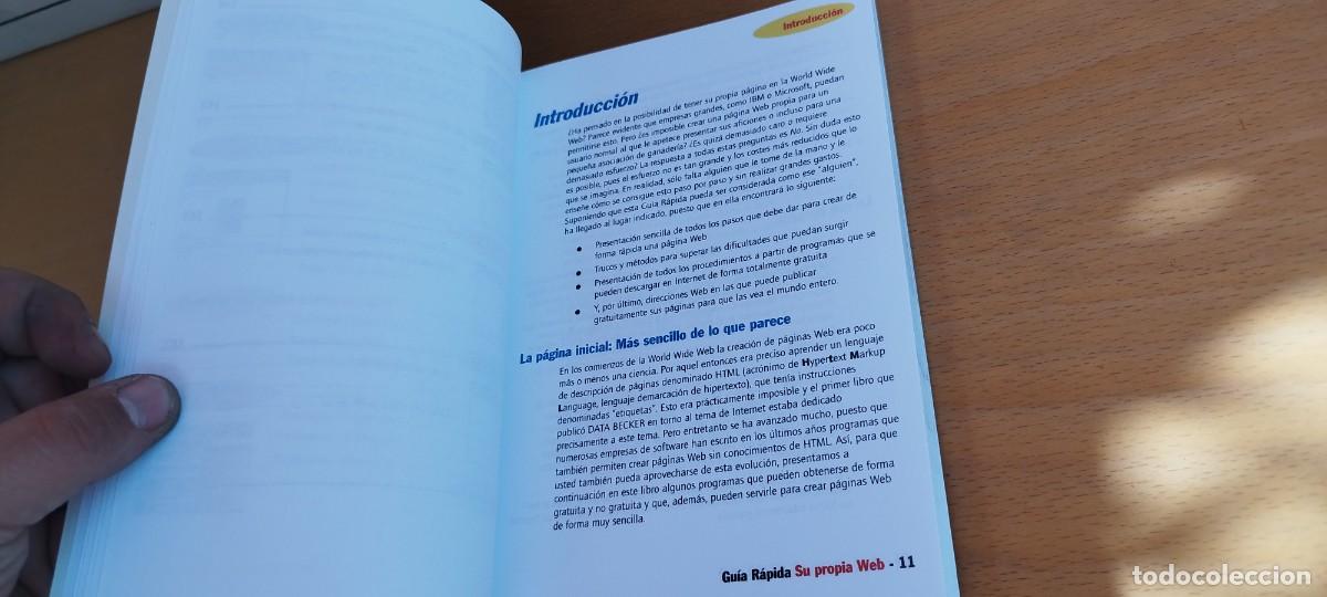 Libros de segunda mano: SU PROPIA WEB / RAINER WERLE / KARA 28 / DATA BECKER - Foto 10