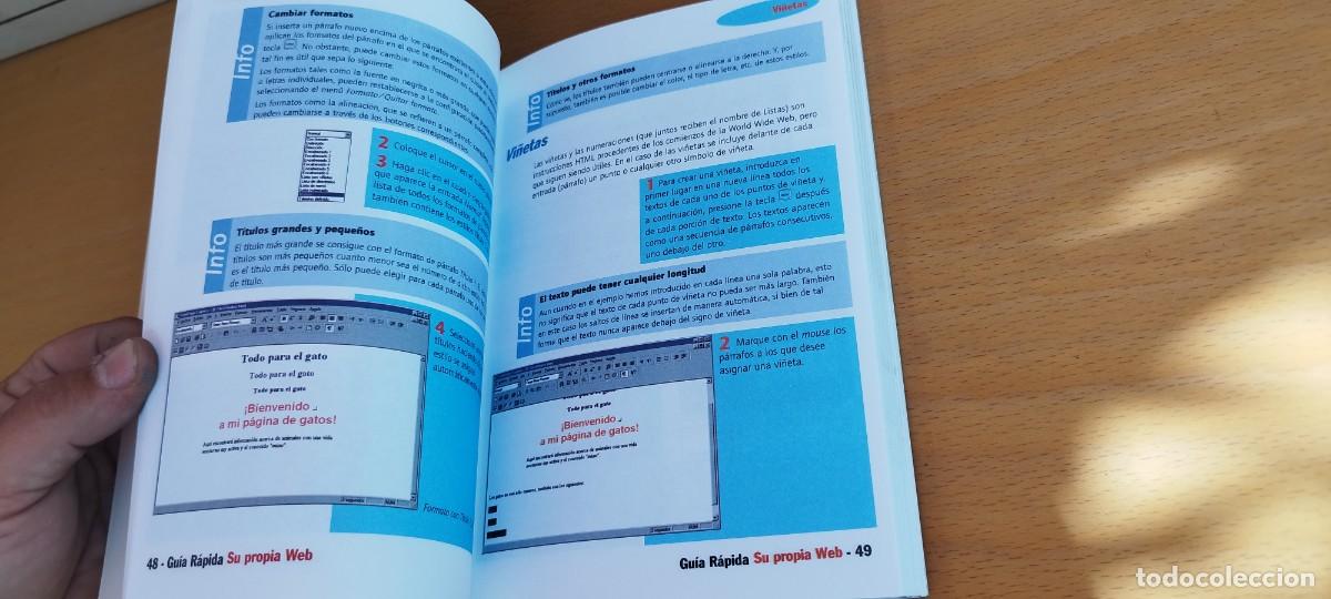Libros de segunda mano: SU PROPIA WEB / RAINER WERLE / KARA 28 / DATA BECKER - Foto 16