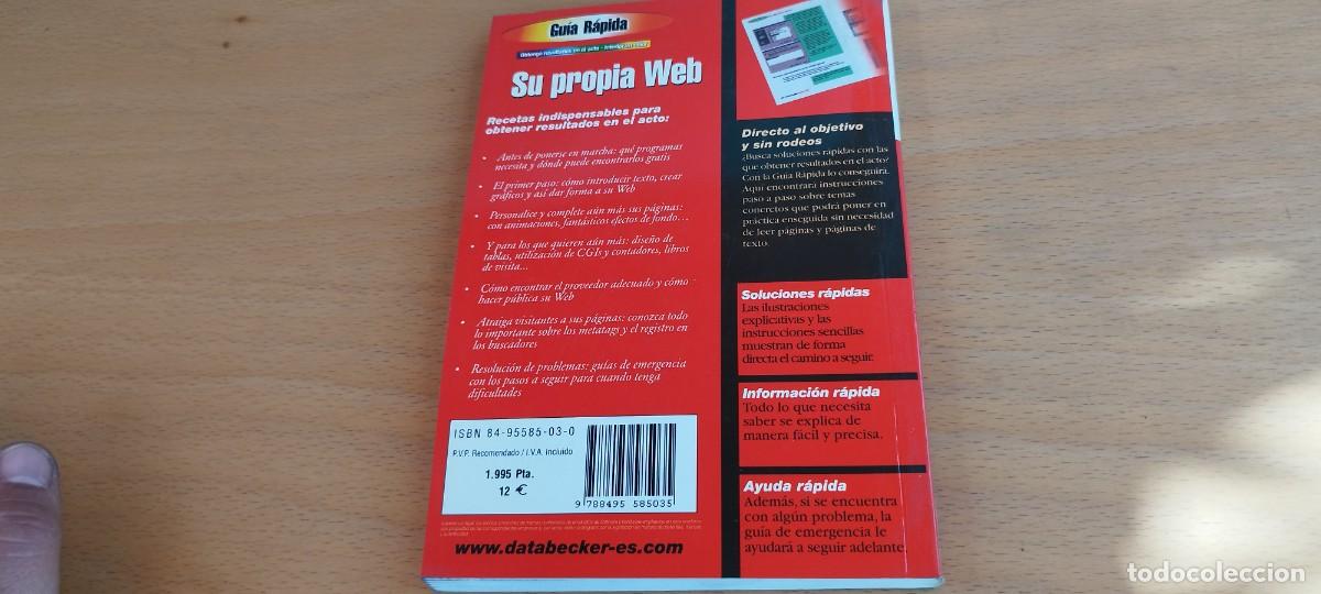 Libros de segunda mano: SU PROPIA WEB / RAINER WERLE / KARA 28 / DATA BECKER - Foto 17