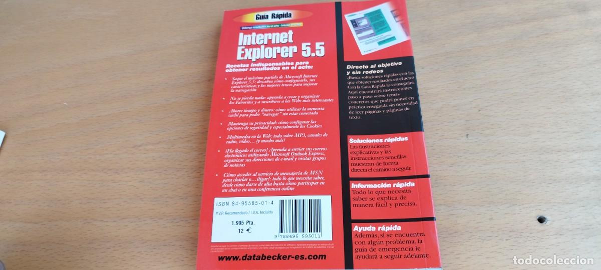 Libros de segunda mano: INTERNET EXPLORER 5.5 / WOLFRAM GIESEKE / KARA 29 / DATA BECKER - Foto 17