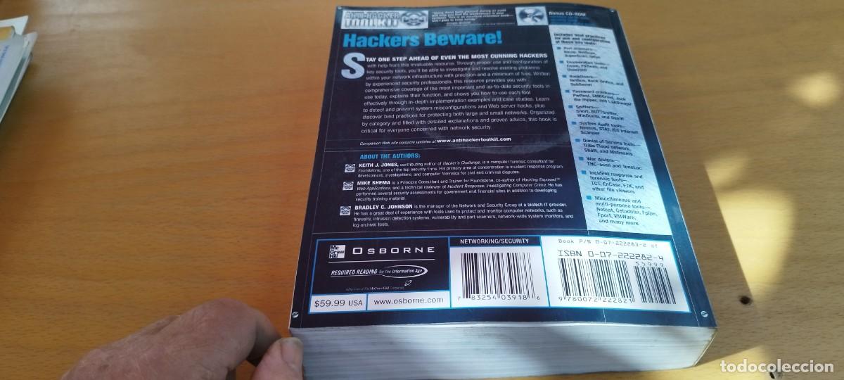Libros de segunda mano: ANTI HACKER TOOLS/MCGRAW HILL/INGLES: Kit de herramientas antihacker - Foto 5