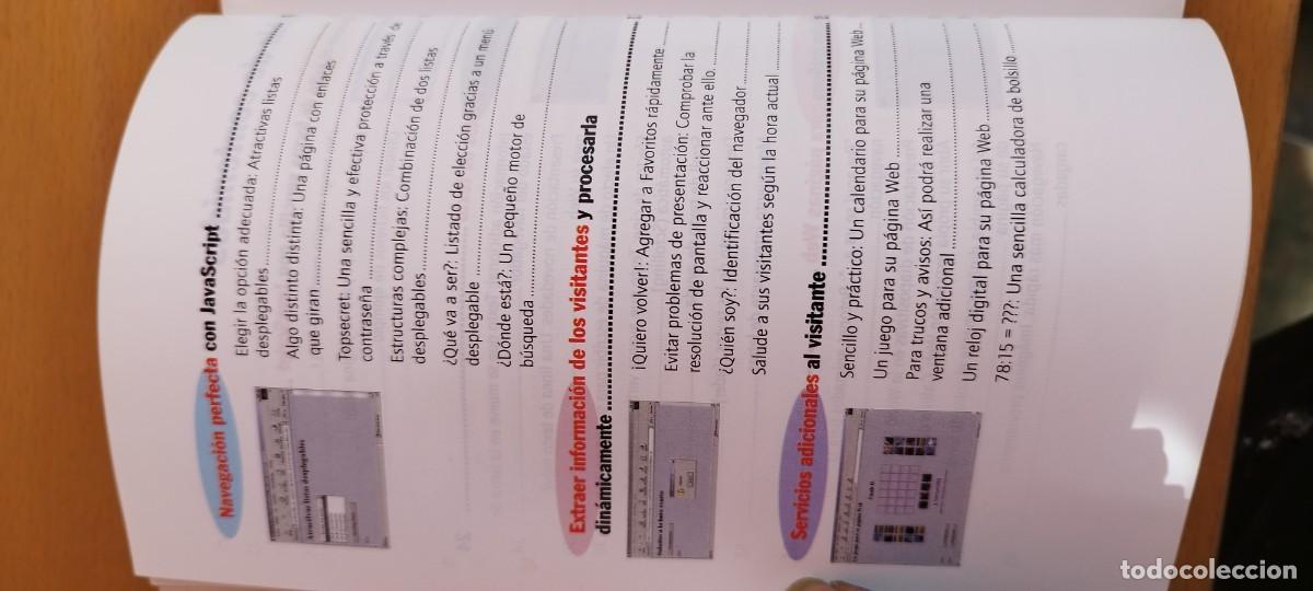Libros de segunda mano: MEJORE SU WEB CON JAVASCRIPT / BERND ZOLLER / KARA 31 / DATA BECKER - Foto 12