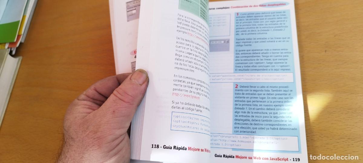 Libros de segunda mano: MEJORE SU WEB CON JAVASCRIPT / BERND ZOLLER / KARA 31 / DATA BECKER - Foto 15