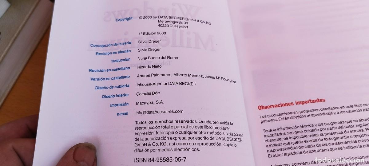 Libros de segunda mano: WINDOWS ME / TOBIAS WELNER / KARA 31 / DATA BECKER / - Foto 8