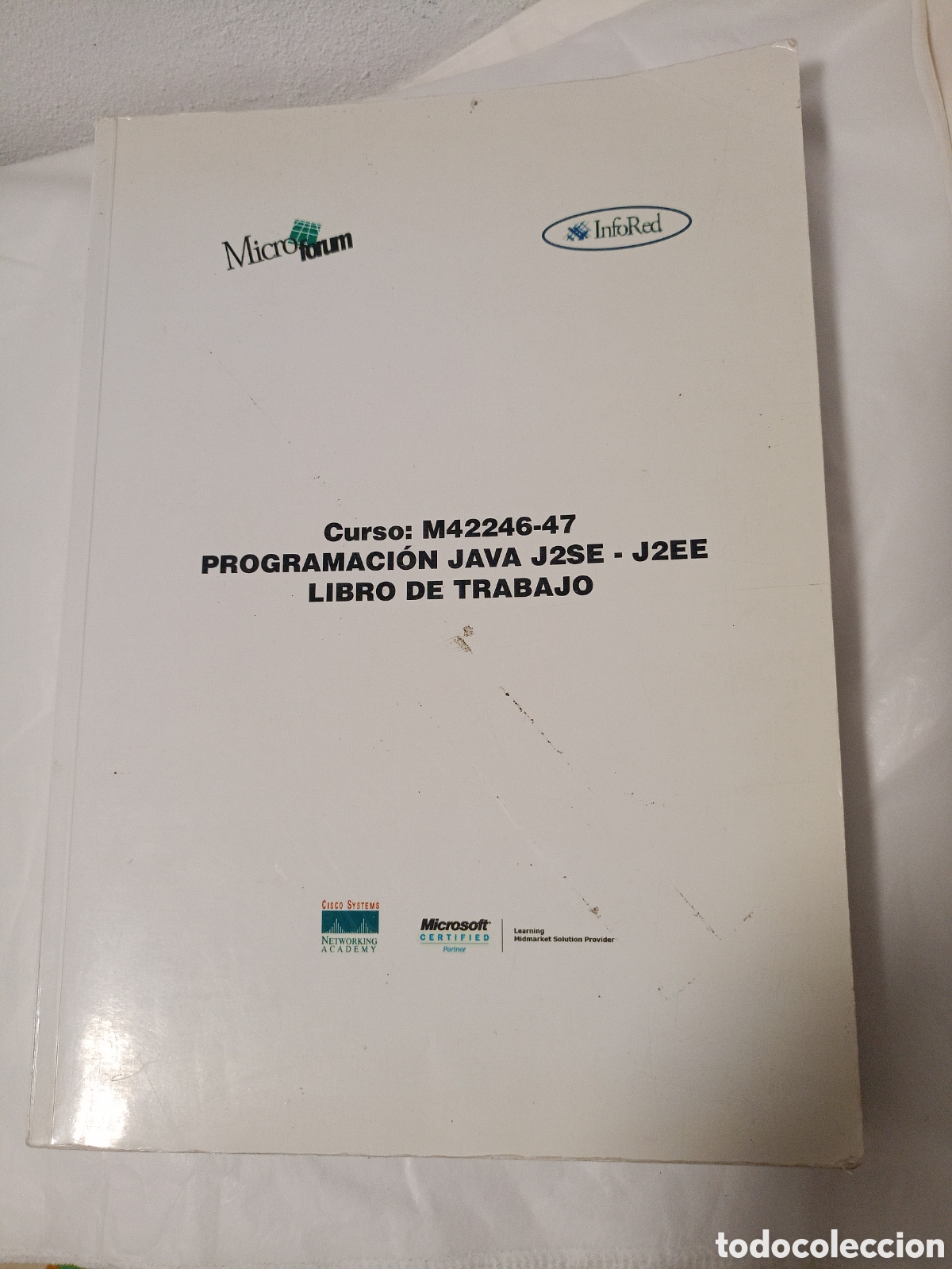 Libros de segunda mano: libro de trabajo para el curso de programaci&oacute;n en Java J2SE y J2EE, c&oacute;digo M42246-47. - Foto 1