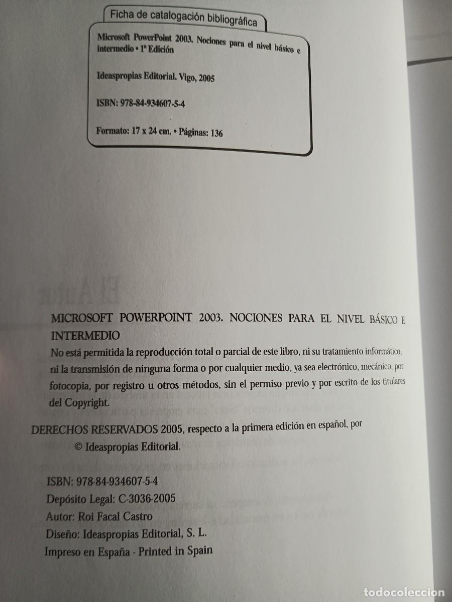 Libros de segunda mano: Libros inform&aacute;tica b&aacute;sica - Foto 3