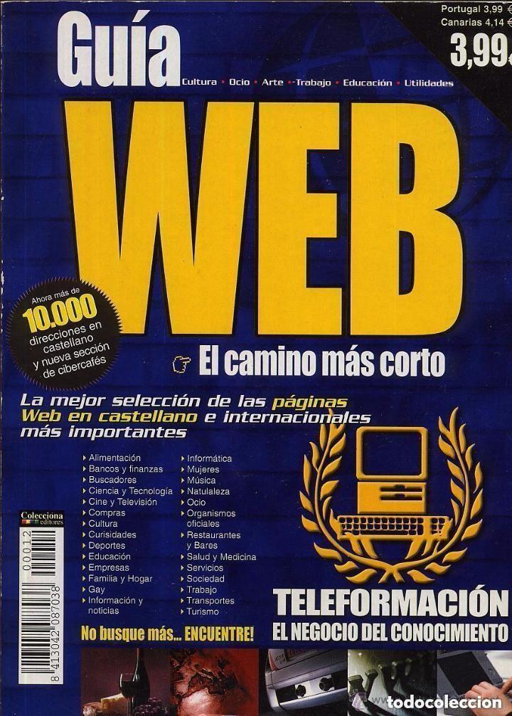Libros de segunda mano: GUIA WEB numero 12 CON MAS DE 10,000 DIRECCIONES WEBS