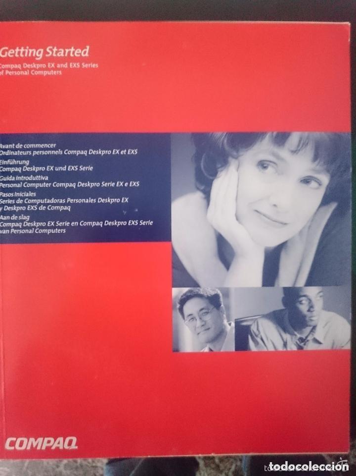 Libros de segunda mano: libro de INSTRUCCIONES DE ANTIGUO ORDENADOR SOBREMESA COMPAQ A&Ntilde;OS 90