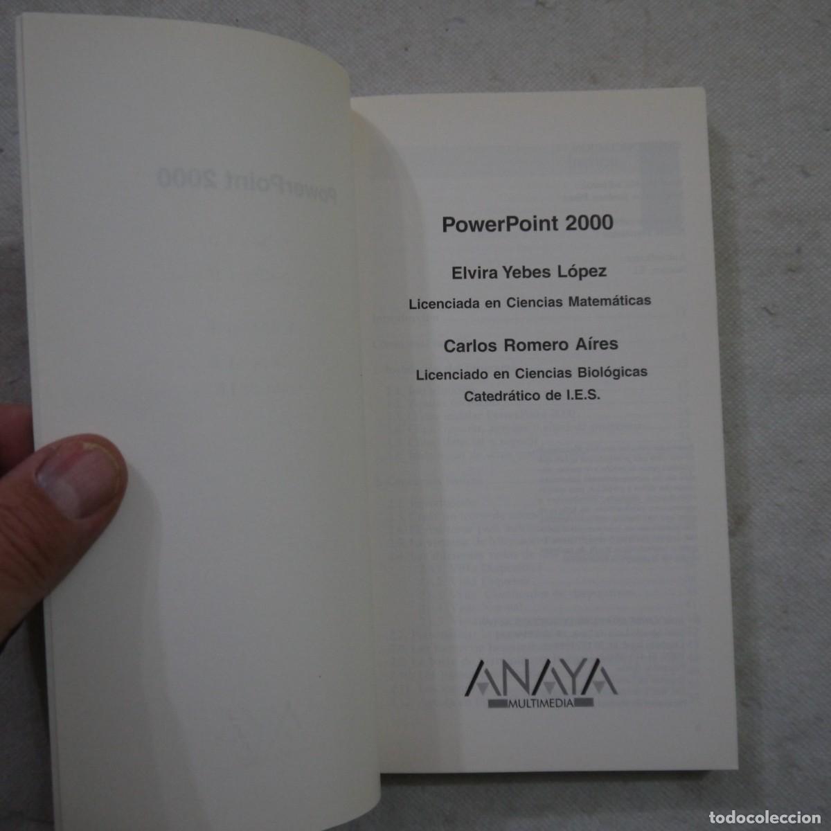 Libros de segunda mano: PRINCIPIOS DEL DISE&Ntilde;O WEB Y POWERPOINT 2000 - ANAYA MULTIMEDIA - Foto 17