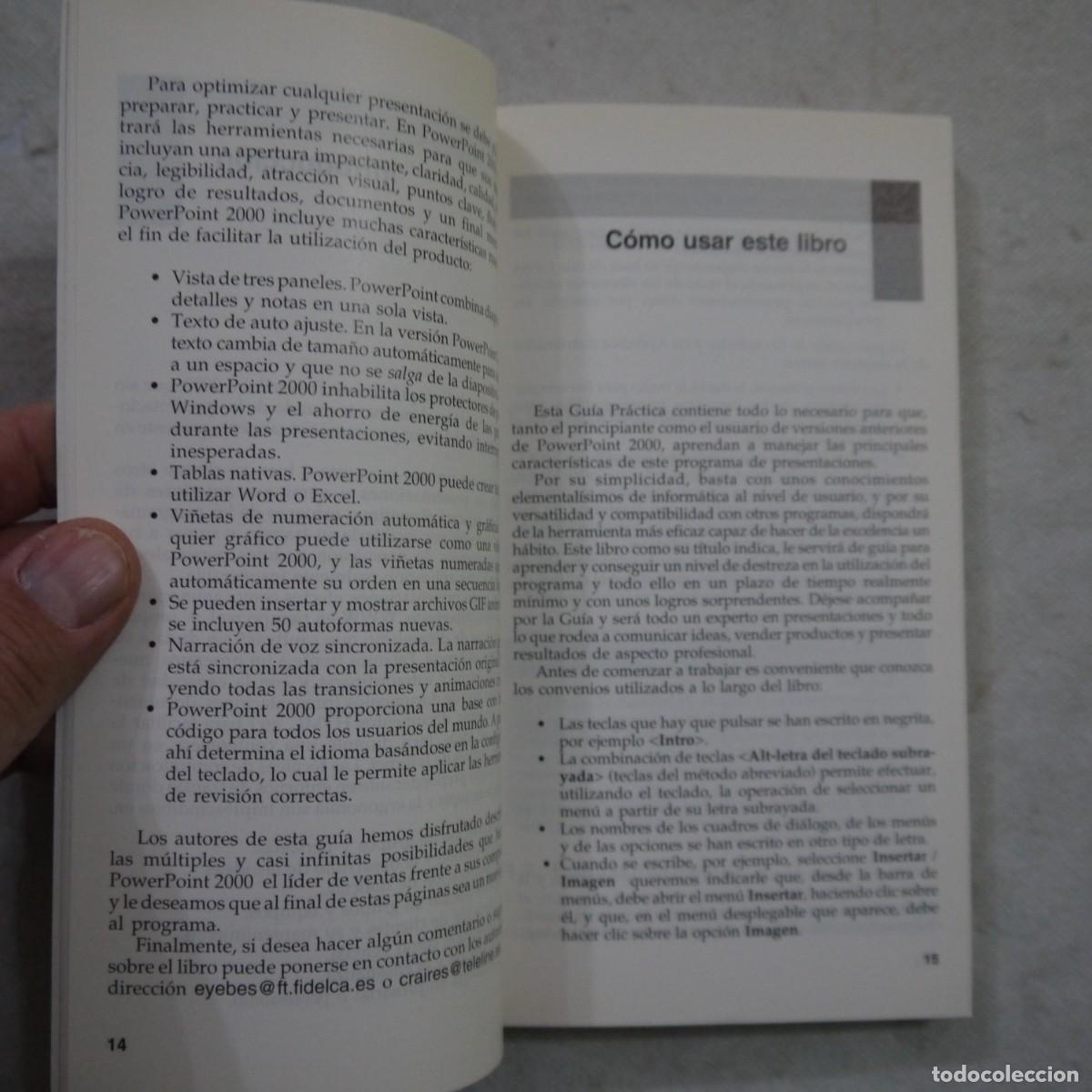 Libros de segunda mano: PRINCIPIOS DEL DISE&Ntilde;O WEB Y POWERPOINT 2000 - ANAYA MULTIMEDIA - Foto 22