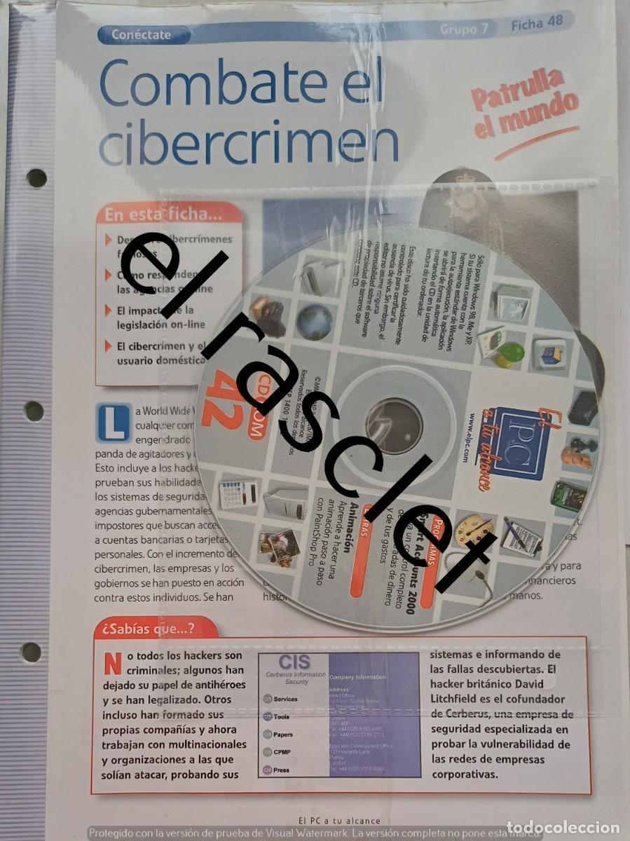 Libros de segunda mano: COLECIONABLE -EL PC A TU ALCANCE - CD ROM 42-GRUPO 7- FICHA 48 - PRECINTADO