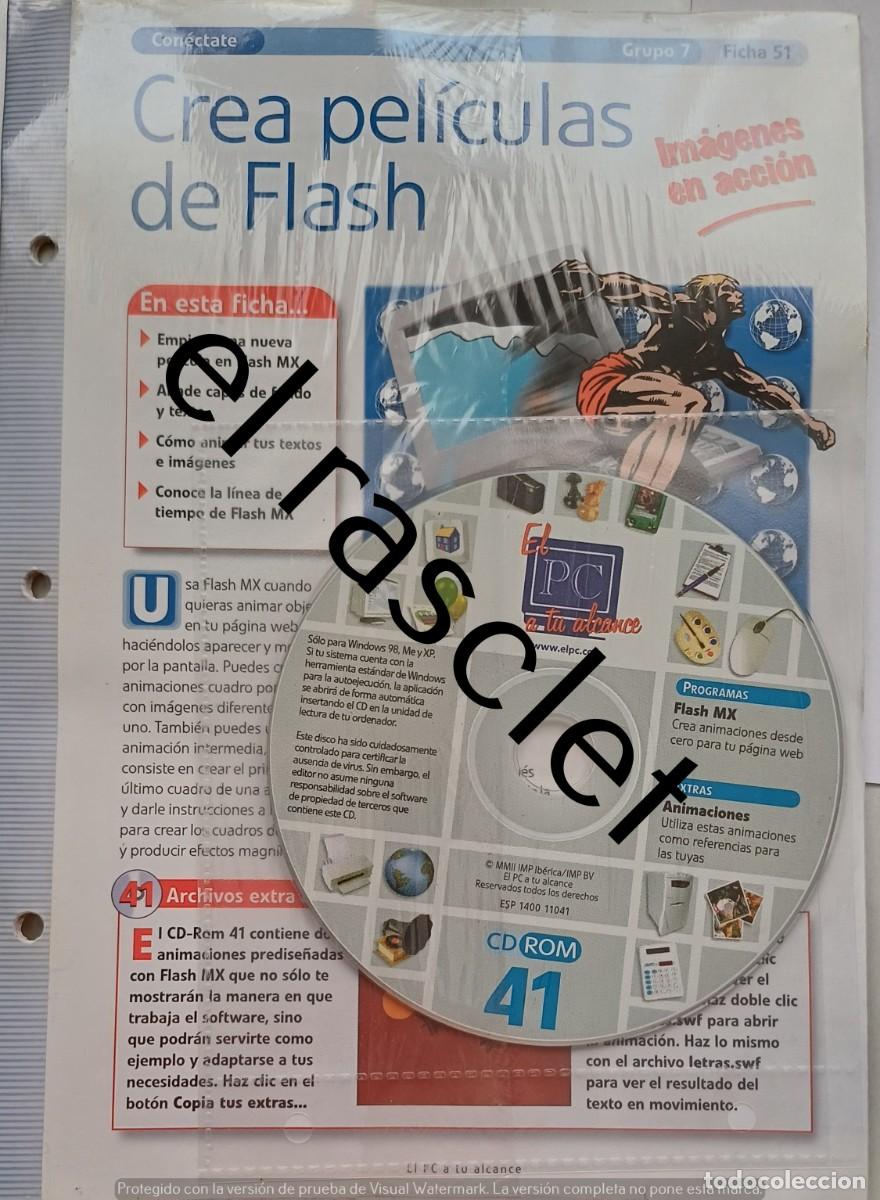 Libros de segunda mano: COLECIONABLE -EL PC A TU ALCANCE - CD ROM 41-GRUPO 7- FICHA 51 - PRECINTADO