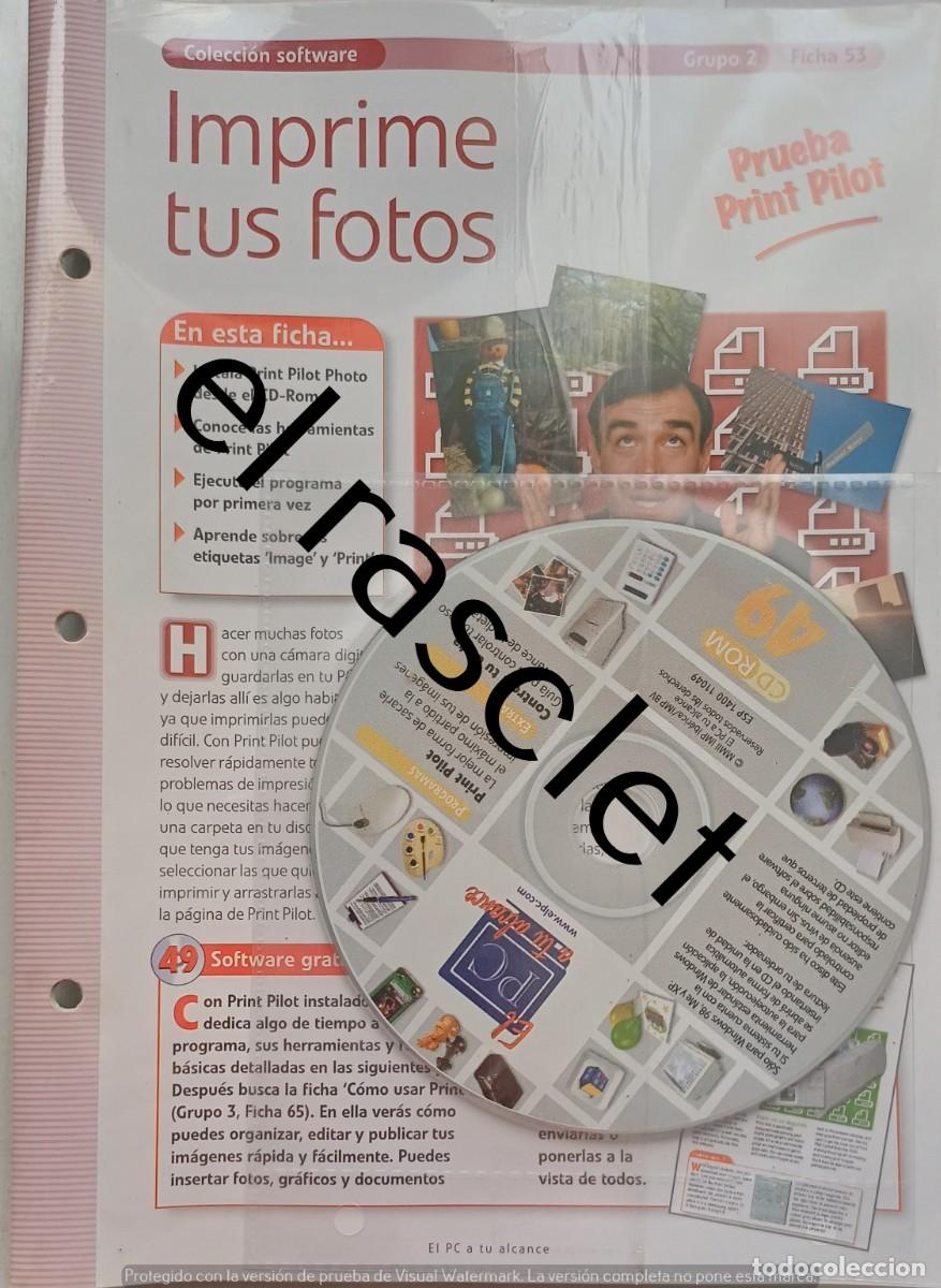 Libros de segunda mano: COLECIONABLE -EL PC A TU ALCANCE - CD ROM 49-GRUPO 2- FICHA 53-PRECINTADO