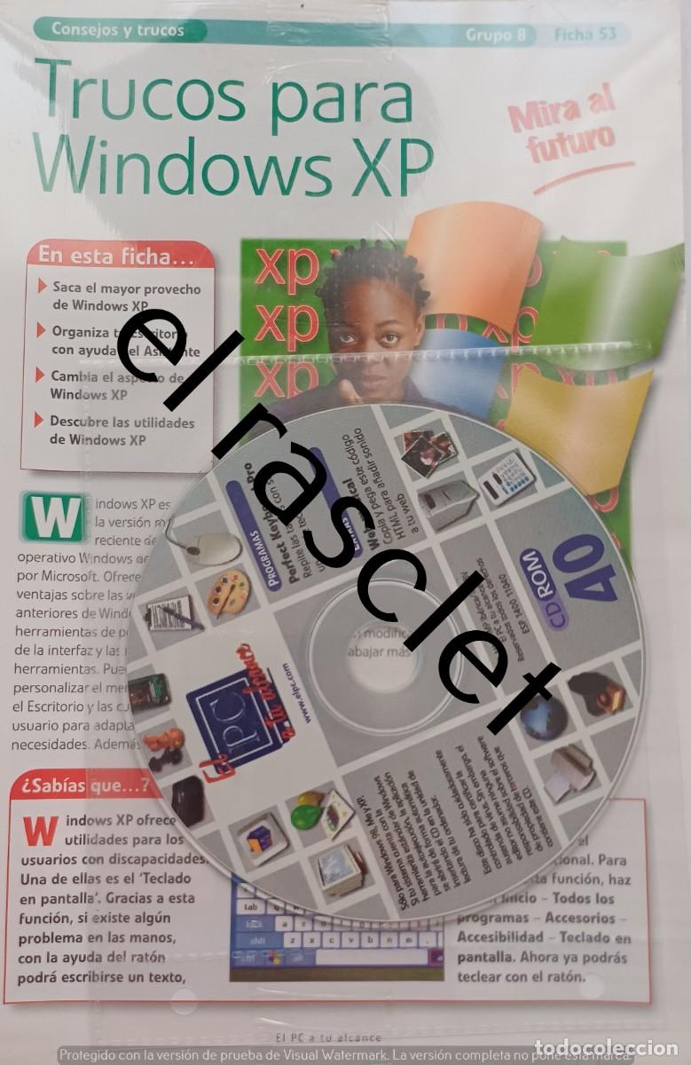 Libros de segunda mano: COLECIONABLE -EL PC A TU ALCANCE - CD ROM 40-GRUPO 8- FICHA 53-PRECINTADO