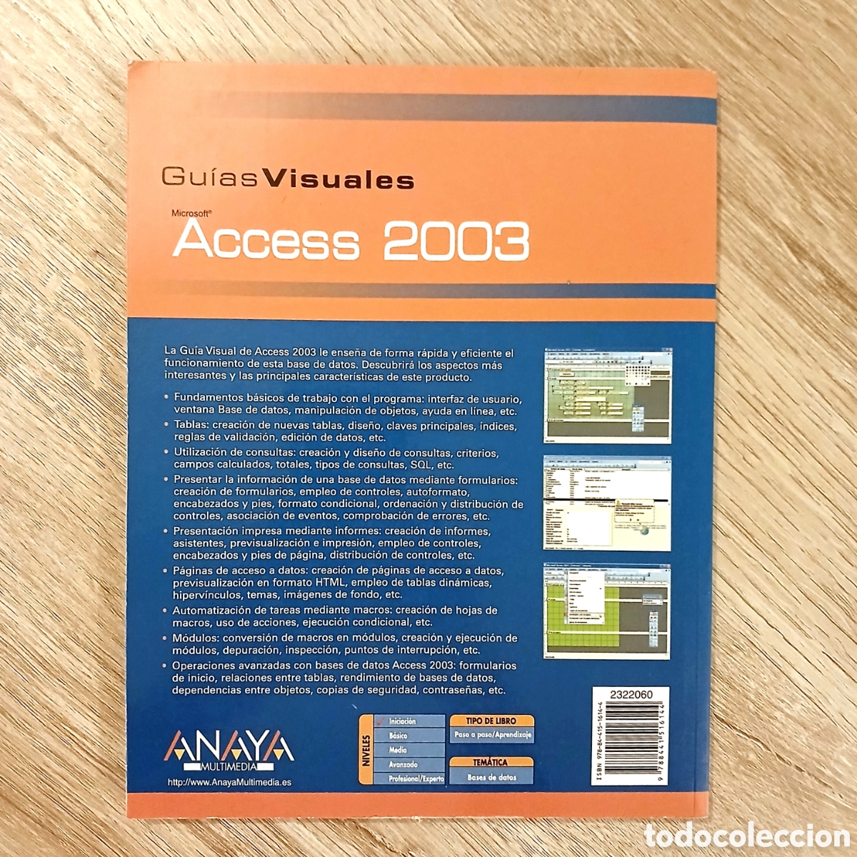 Libros de segunda mano: Access 2003 (Gu&iacute;as Visuales) - Foto 2