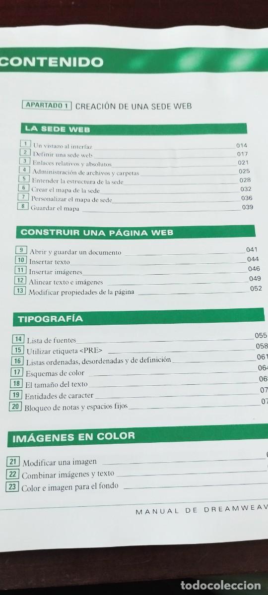 Libros de segunda mano: MANUAL DE DREAMWEAVER / MEDIA ACTIVE / KARA36 - Foto 6