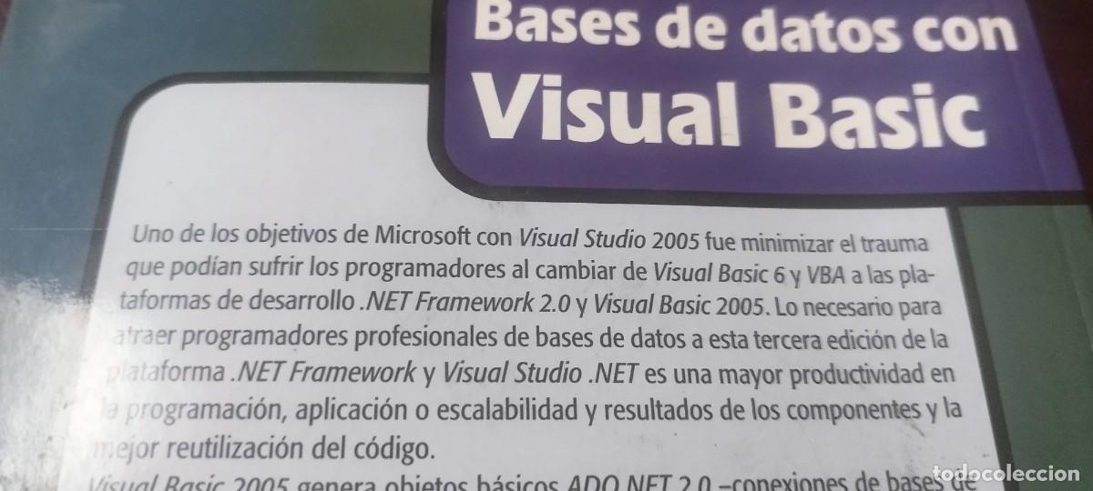 Libros de segunda mano: BASES DE DATOS CON VISUAL BASIC / MARCOMBO / KARA40 / LUIS DURAN - Foto 4