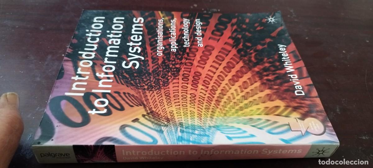 Libros de segunda mano: INTRODUCTION TO INFORMATION SYSTEMS/DAVID WHITELEY/PUGUI-10 INGLES introducci&oacute;n sistemas informacion