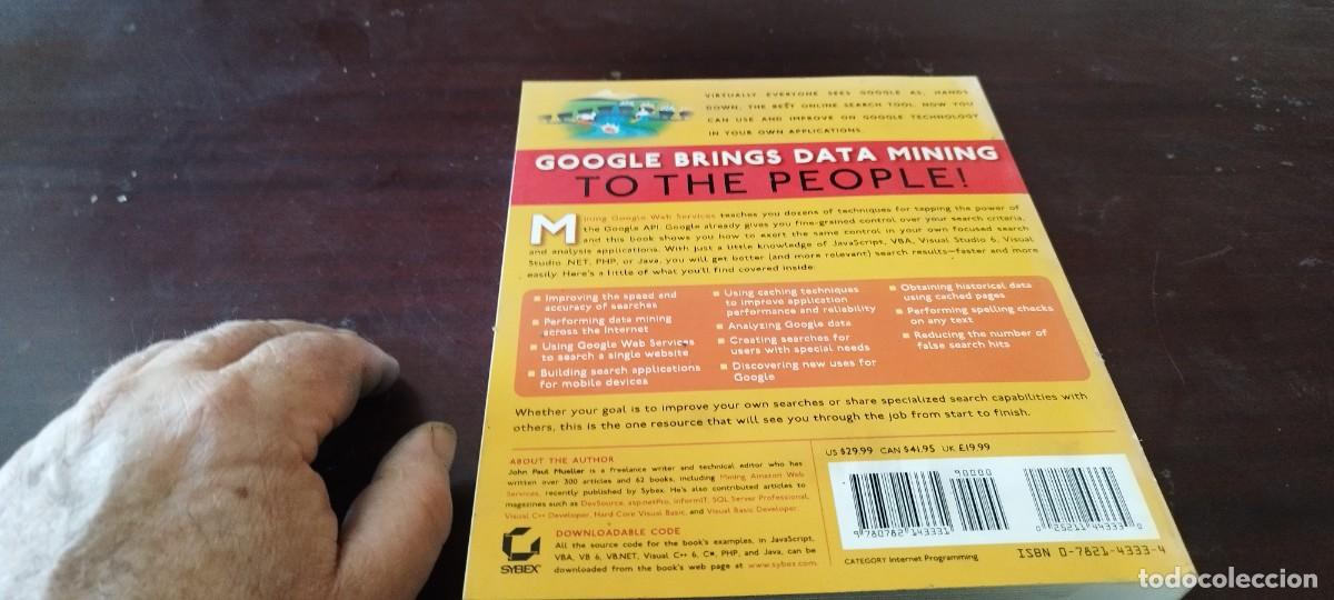 Libros de segunda mano: GOOGLE WEB SERVICES BUILDING APPLICATIONS WITH THE GOOGLE API/INGLES creacion aplicaciones API - Foto 5