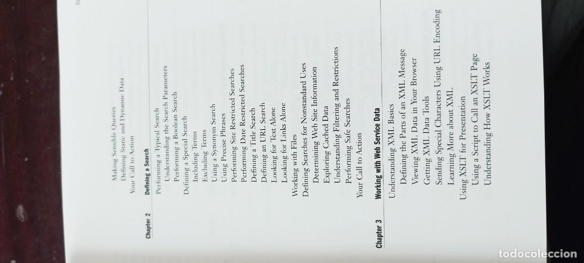 Libros de segunda mano: GOOGLE WEB SERVICES BUILDING APPLICATIONS WITH THE GOOGLE API/INGLES creacion aplicaciones API - Foto 14