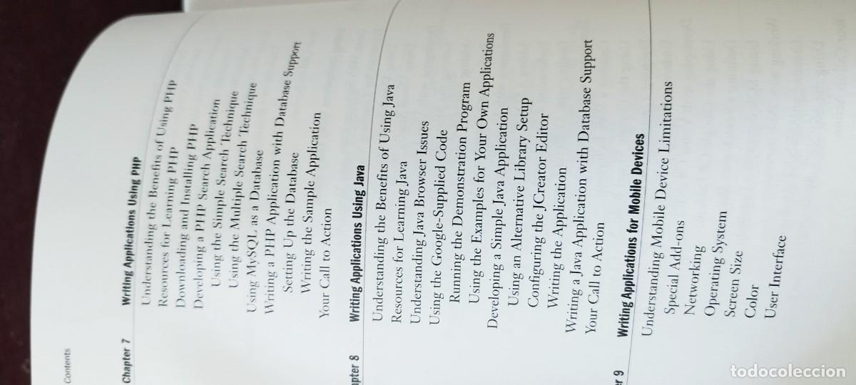 Libros de segunda mano: GOOGLE WEB SERVICES BUILDING APPLICATIONS WITH THE GOOGLE API/INGLES creacion aplicaciones API - Foto 17