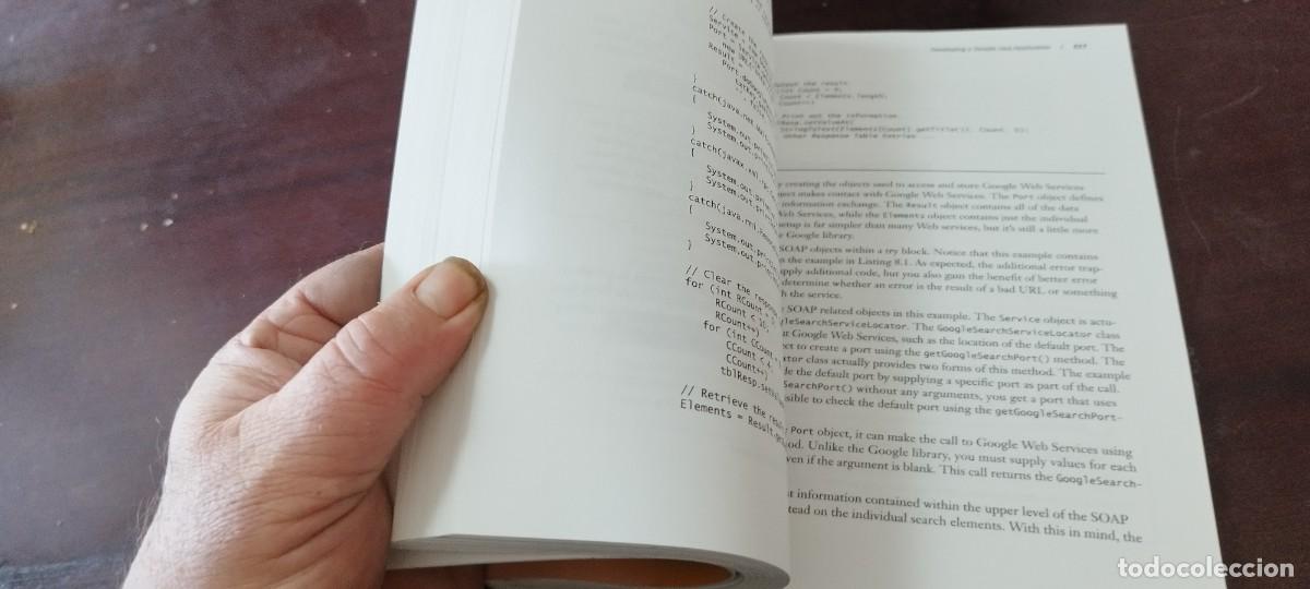 Libros de segunda mano: GOOGLE WEB SERVICES BUILDING APPLICATIONS WITH THE GOOGLE API/INGLES creacion aplicaciones API - Foto 21