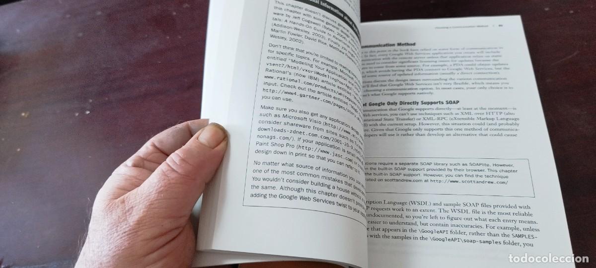 Libros de segunda mano: GOOGLE WEB SERVICES BUILDING APPLICATIONS WITH THE GOOGLE API/INGLES creacion aplicaciones API - Foto 23