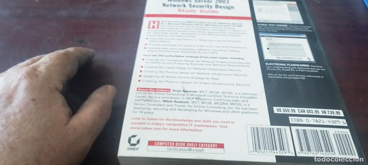 Libros de segunda mano: MCSA WINDOWS SERVER 2003 NETWORK SECURITY DESIGN/EN INGLES dise&ntilde;o de seguridad de redes - Foto 6