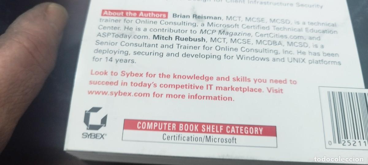 Libros de segunda mano: MCSA WINDOWS SERVER 2003 NETWORK SECURITY DESIGN/EN INGLES dise&ntilde;o de seguridad de redes - Foto 9
