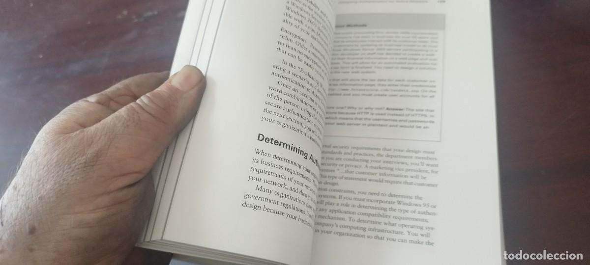 Libros de segunda mano: MCSA WINDOWS SERVER 2003 NETWORK SECURITY DESIGN/EN INGLES dise&ntilde;o de seguridad de redes - Foto 16