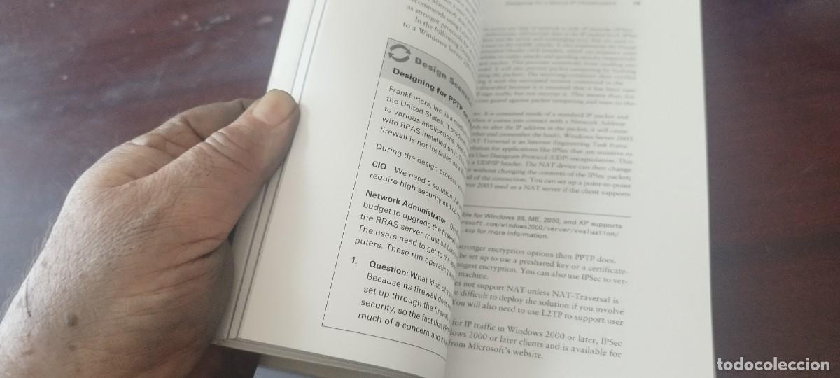 Libros de segunda mano: MCSA WINDOWS SERVER 2003 NETWORK SECURITY DESIGN/EN INGLES dise&ntilde;o de seguridad de redes - Foto 17