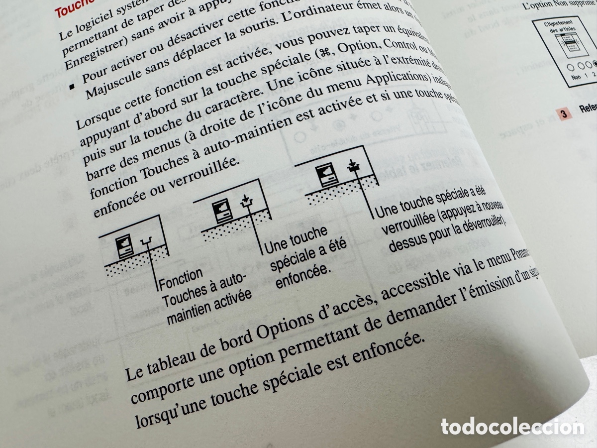Libros de segunda mano: Apple Macintosh R&eacute;f&eacute;rence - Informations sur le logiciel syst&egrave;me pour Macintosh - Foto 5