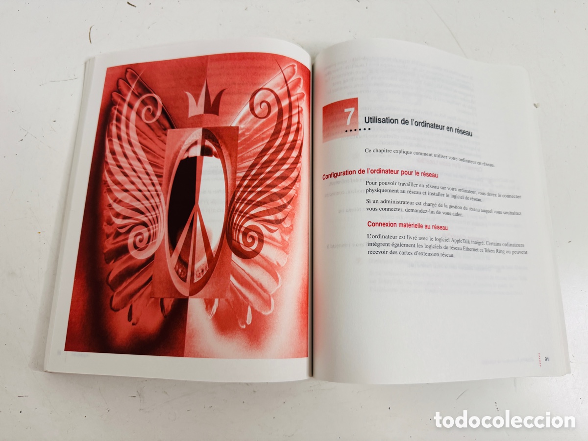 Libros de segunda mano: Apple Macintosh R&eacute;f&eacute;rence - Informations sur le logiciel syst&egrave;me pour Macintosh - Foto 7